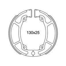 BRZDOVÉ OBLOŽENÍ (STANDARDNÍ MATERIÁL) NEWFREN (2 KS V BALENÍ)