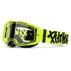 PITCHA MOTOKROSOVÉ BRÝLE FURIOUS FLUO BLACK - CLEAR