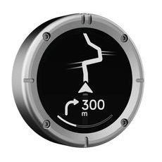 BEELINE MOTO II NAVIGACE NA MOTOCYKL, METAL SILVER