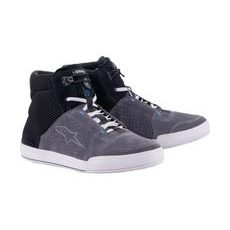 BOTY CHROME AIR, ALPINESTARS (ČERNÁ/ŠEDÁ/MODRÁ) 2024