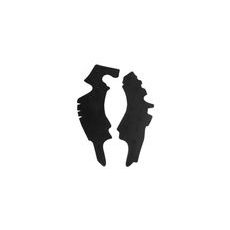 GUMOVÉ PROTEKTORY RÁMU SUZUKI, VIBRAM (SADA, ČERNÁ)