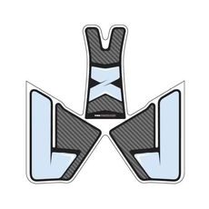 TANKPAD PUIG SPECIFIC 8436C KARBONOVÝ VZHLED S BOČNÍ ČÁSTÍ