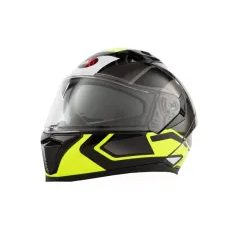 MAXX INTEGRÁLNÍ PŘILBA FF 985 SE SLUNEČNÍ CLONOU ČERNO ZELENÝ REFLEX