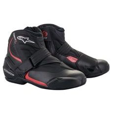 BOTY SMX-1 R, ALPINESTARS (ČERNÁ/ČERVENÁ)