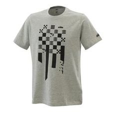 KTM PÁNSKÉ TRIKO RADICAL SQUARE TEE GREY MELANGE