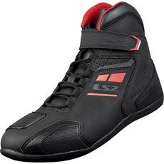 LS2 GARRA LADY BOOTS BLACK RED