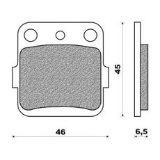 BRZDOVÉ DESTIČKY (SMĚS OFF ROAD DIRT ORGANIC) NEWFREN (2 KS V BALENÍ)