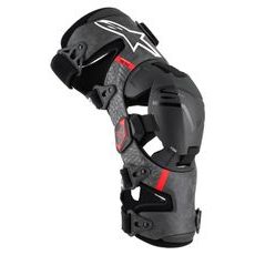 KOLENNÍ ORTÉZY SUPERTECH RK-10 PLASMA, ALPINESTARS (ČERNÁ/ČERVENÁ) 2025