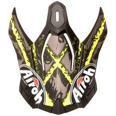 NÁHRADNÍ KŠILT PRO PŘILBY TERMINATOR OPEN VISION, AIROH (CARNAGE ŽLUTÁ)