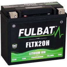 LITHIOVÁ BATERIE LIFEPO4 YTX20-BS FULBAT 12V, 7AH, 420A, HMOTNOST 1,12 KG, 175X87X130