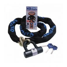 ŘETĚZOVÝ ZÁMEK NA MOTOCYKL HEAVY DUTY, OXFORD - ANGLIE (DÉLKA 1,5 M)