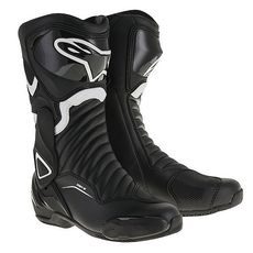 MOTO BOTY ALPINESTARS SMX 6 ČERNÁ/BÍLÁ