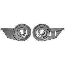 MECHANISMUS VÝKLOPU BRADOVÉ ČÁSTI PRO PŘILBY COMPRESS 2.0, CASSIDA (PÁR)