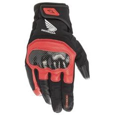 RUKAVICE SMX Z DRYSTAR HONDA KOLEKCE, ALPINESTARS (ČERNÁ/ČERVENÁ)