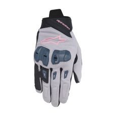 RUKAVICE STELLA SP X 1, ALPINESTARS, DÁMSKÉ (ŠEDÁ/ČERNÁ/TMAVĚ ŠEDÁ/RŮŽOVÁ) 2025