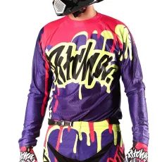 PITCHA DRES DRIPP PURPLE PINK