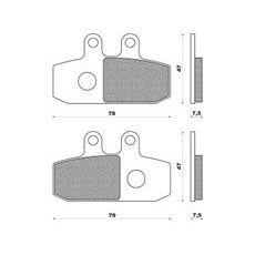 BRZDOVÉ DESTIČKY (SMĚS SCOOTER ELITE ORGANIC) NEWFREN (2 KS V BALENÍ)