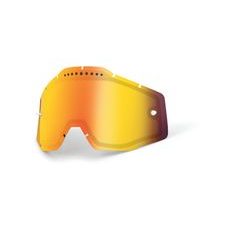 100% PLEXI DUAL RACECRAFT/ACCURI/STRATA - USA (ČERVENÉ CHROM VENTED, ANTI-FOG)