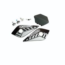 LS2 MX701 CARBON PEAK SCREWS+COVERS MATT BLACK