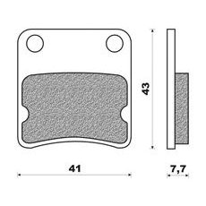 BRZDOVÉ DESTIČKY (SMĚS SCOOTER ACTIVE ORGANIC) NEWFREN (2 KS V BALENÍ)