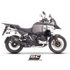 SC-PROJECT BMW R 1300 ADVENTURE GS 2025 TITANOVÝ VÝFUK MATNĚ ČERNÁ ADVENTURE-R E5+