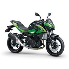 KAWASAKI Z500 MY26 CANDY LIME GREEN / METALLIC CARBON GRAY