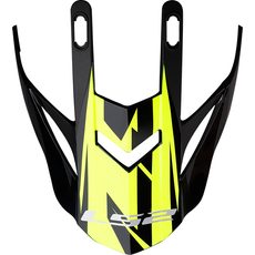 LS2 MX437 EVO PEAK ROAR BLACK H-V YELLOW