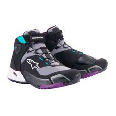 BOTY STELLA CR-X DRYSTAR, ALPINESTARS, DÁMSKÉ (ČERNÁ/ŠEDÁ/FIALOVÁ/TYRKYSOVÁ) 2024