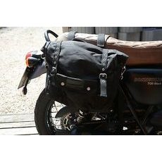 BOČNÍ BRAŠNY NA MOTOCYKL HERITAGE, OXFORD - ANGLIE (ČERNÉ, OBJEM 40 L, PÁR)