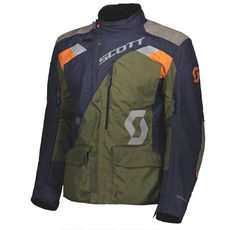 SCOTT PÁNSKÁ TEXTILNÍ MOTO BUNDA DUALRAID DRYO JACKET NIGHT BLUE MOSS GREEN