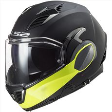 PŘILBA LS2 PŘEKLOPNÁ FF900 VALIANT II HAMMER BLACK H-V YELLOW P/J