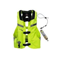 AIRBAGOVÁ MOTOCYKLOVÁ VESTA MLV HIT-AIR REFLEXNÍ ŽLUTÁ