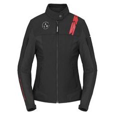 BUNDA CORSA TEX LADY 2024, SPIDI, DÁMSKÁ (ČERNÁ/ČERVENÁ)