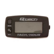 MULTIFUNKČNÍ MĚŘIČ OTÁČEK MOTORU A MOTOHODIN, Q-TECH (ČERNÝ, PODSVÍCENÝ DISPLEJ)