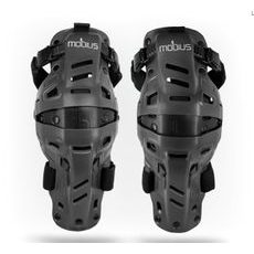 KOLENNÍ ORTÉZY X8H HYBRID SADA L/P, MOBIUS - USA (ŠEDÁ/ČERNÁ)