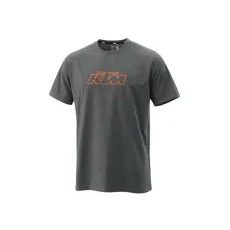 KTM PÁNSKÉ TRIČKO LOGO TEE GREY (2)