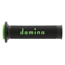 GRIPY A010 (ROAD) DÉLKA 120 + 125 MM, DOMINO (ČERNO-ZELENÉ)