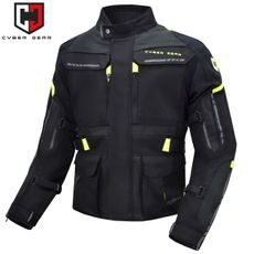 CYBER GEAR PÁNSKÁ TEXTILNÍ MOTO BUNDA FOXTROT FLUO