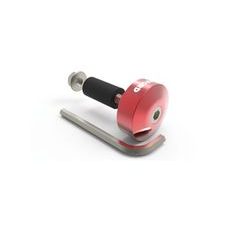 ZÁVAŽÍ ŘÍDÍTEK BAR ENDS 1 S REDUKCÍ PRO VNITŘNÍ PRŮMĚR 13 A 18 MM (VNĚJŠÍ 22 A 28,6 MM), OXFORD (ČERVENÝ ELOX, PÁR)