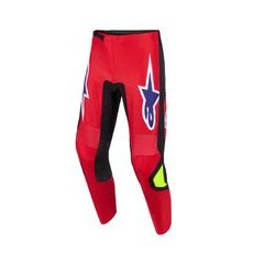 KALHOTY FLUID GRID, ALPINESTARS (ČERVENÁ/ČERNÁ/FIALOVÁ/ŽLUTÁ FLUO) 2026