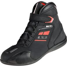 LS2 GARRA LADY BOOTS WP BLACK RED