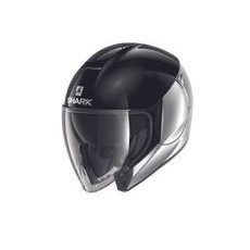 PŘILBA OTEVŘENÁ SHARK CITYCRUISER DUAL BLANK BARVA ČERNÁ/ŠEDÁ