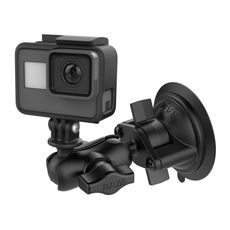 KOMPLETNÍ SESTAVA DRŽÁKU AKČNÍCH KAMER S PŘÍSAVKOU, RAM MOUNTS