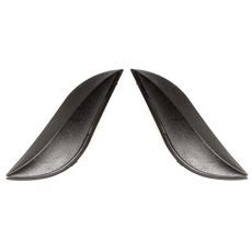 ČELNÍ KRYTY VRCHNÍ VENTILACE PRO PŘILBY REFLEX, CASSIDA - ČR (ČERNÁ MATNÁ, PÁR)