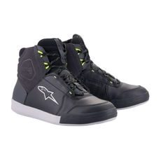 BOTY CHROME DRYSTAR, ALPINESTARS (ČERNÁ/TMAVĚ ŠEDÁ/ŽLUTÁ FLUO) 2024