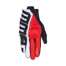 RUKAVICE REEF V2 MM93 KOLEKCE, ALPINESTARS (ČERVENÁ/BÍLÁ/ČERNÁ) 2025