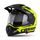 přilba Tour 2.0 Dual, CASSIDA (žlutá fluo/černá/černý matný kšilt, plexi s přípravou pro Pinlock) 2025