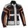 MBW Pánská textilní moto bunda CHALLENGER černá šedá oranžová