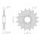 řetězové kolečko pro sekundární řetězy typu 520, SUNSTAR (16 zubů)