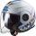 Otevřená helma LS2 OF570 SPRING MATT SILVER BLUE